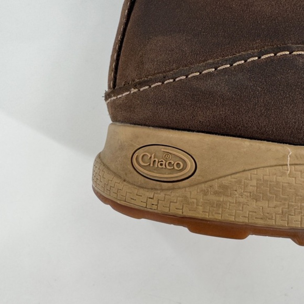 Chaco Pinecone Hiking Boots Womens Sz 6 Brown Leather Lace Up Outdoor Active‎ - Picture 6 of 9